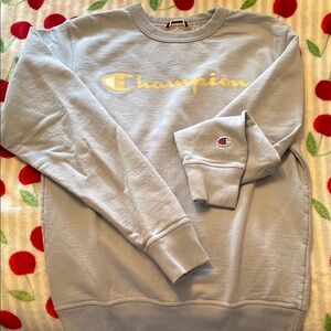 Champion Baby Blue Crew Sweatshirt